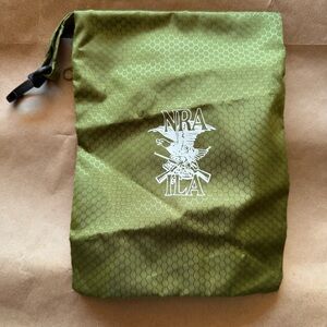 NRA Olive Green Zippered Gear Bag